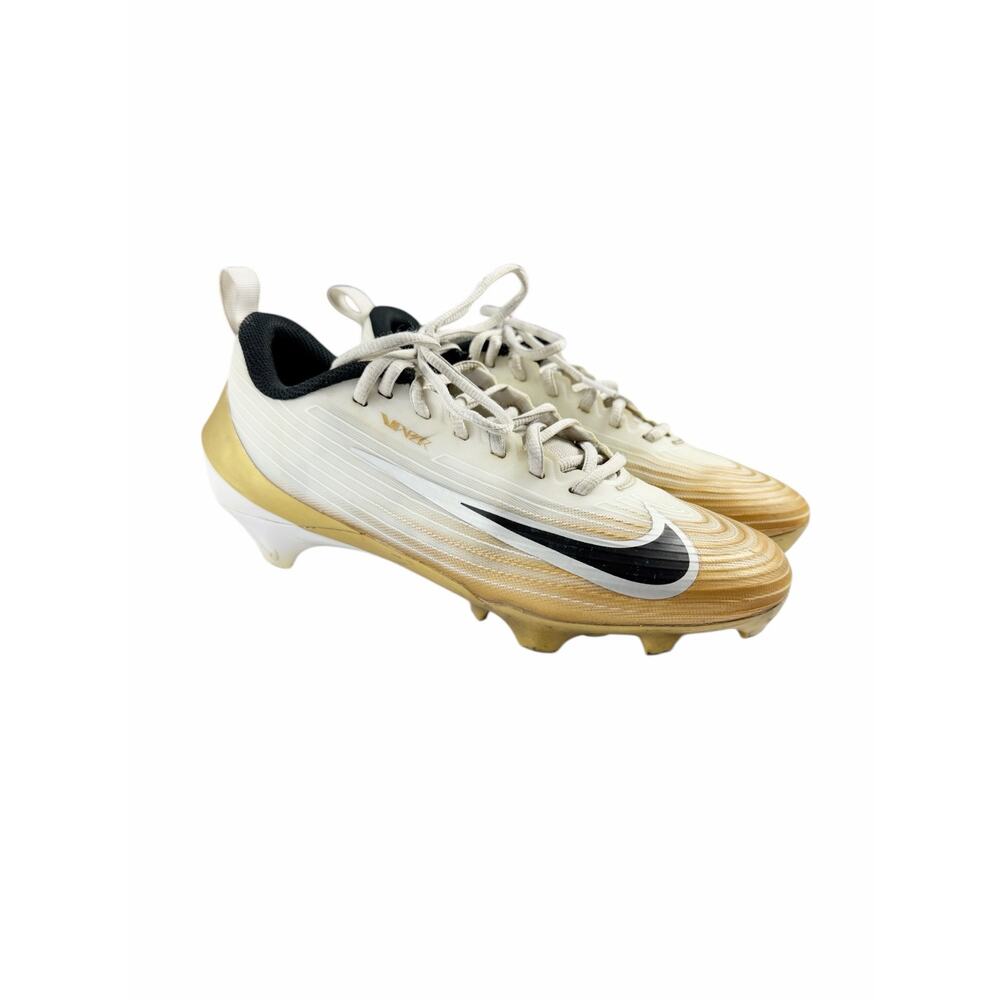 Nike Vapor Edge Speed 3 Football Cleats Men’s Size 7.5 White Gold Black